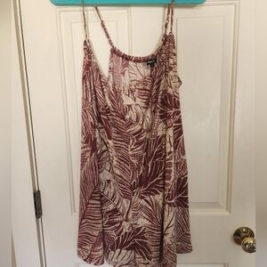 Wishlist Beach vacation swimsuit coverup Romper Size Large vacation tropical